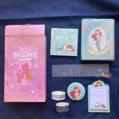 未使用品　ディズニープリンセス　文房具　セット　アリエル　リトルマーメイド　メモ