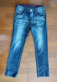 ＥＤＷＩＮ、エドウィン、フィットデニムパンツ ダークブルー　Lサイズ