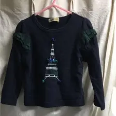 ファミリア 長袖シャツ スカートセット 100cm