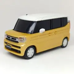 スズキ スペーシア プルバックカー ミモザイエロー×ホワイト スズキ特注 非売品のサムネイル