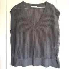 chocol raffine robe Vネック ノースリーブ ニットのサムネイル