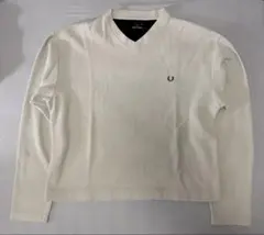 【90s】FRED PERRY フレッドペリー　スカイブルーセーターのサムネイル