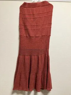 BeAMS. オレンジ タイトスカート