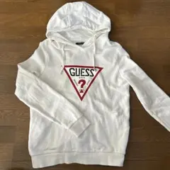 GUESS ホワイト フード付きパーカーのサムネイル