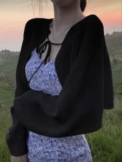 SHEIN ブラック カーディガン