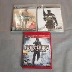PS3 コールオブデューティワールドアットウォー　 モダンウォーフェア2・3