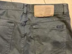 BACK NUMBER オリーブグリーン スリムフィット パンツ