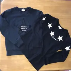 ハッシュアッシュ　STAR 長袖　2枚　130サイズ