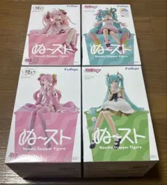 ぬーどるストッパーフィギュア4体セット