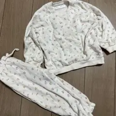 ZARA 花柄トレーナーとパンツセット