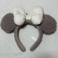 ディズニー ミニー ボア カチューシャ