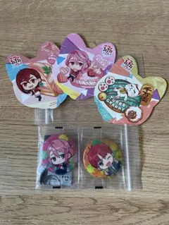 ダンダダン 缶バッチ2種＋おまけ3種付き