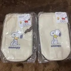スヌーピー 保冷温ボトルホルダー　2個セット