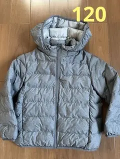 グレー フード付き ダウンコート サイズ120