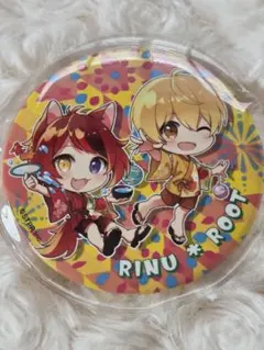 すとぷり　るぅとくん莉犬くん　公式缶バッチ
