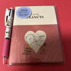 PEANUTS 2026年 A6マンスリー