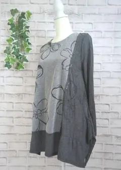 【RUPUAU】レディース　長袖チュニック　M-L　装飾