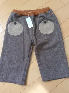 エーマッハ　ヘリンボーン柄 ハーフパンツ 茶色系