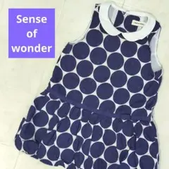 Sense of wonder　ワンピース　90　綿100%　ノースリーブ