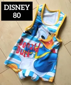 Disney　ディズニー　ベビー水着　ドナルドダック　80