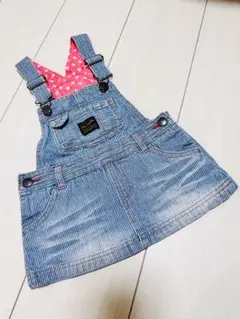 Wrangler ラングラー ベビー サロペットスカート 80 女の子