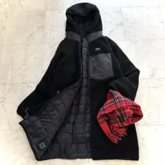 定価2.5万円WEB限定　TAION/タイオン　別注ボアフードリバーシブルダウン