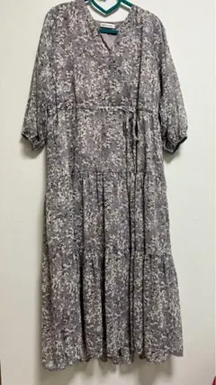 natural couture カシュクールティアードワンピース