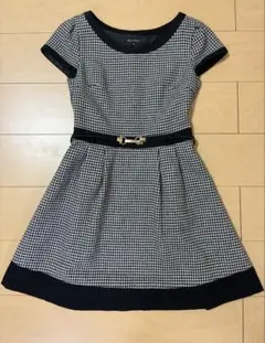 MISCH MASCH 千鳥柄半袖ワンピース