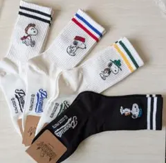 SNOOPYソックス4足セット