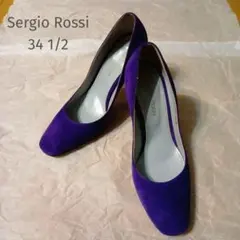 Sergio Rossi スウェードパンプス 34 1/2