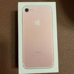 iPhone 7 ローズゴールド　空箱のみ