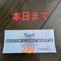 何かに使えるかも知れん券 2枚 - メルカリ