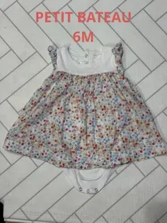 花柄フリルワンピース petit bateau 6M