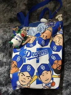ドラゴンズ トートバッグ＆選手キーホルダー付き