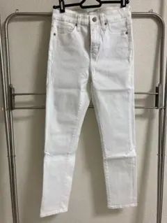 ユニクロ　ストレッチ　ストレートデニム