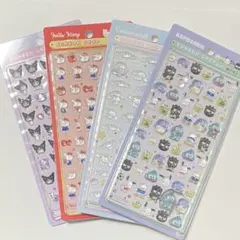 ボンボンドロップシールミニ　サンリオ　キティ　クロミ　シナモン　はぴだんぶい