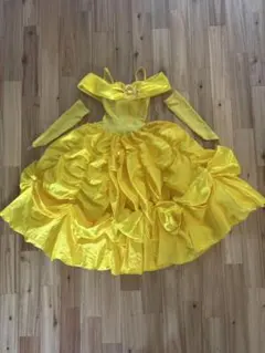 ベル風ドレス ディズニー ハロウィン プリンセス 120ー130