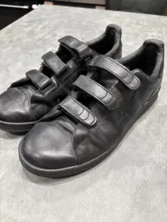 【人気完売】adidas Stan Smith ブラック ベルクロ 28cm