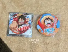ワンピース　ルフィ　缶バッジセット