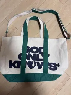 GOD ONLY KNOWS ANGEL LOGO TOTE BAG - メルカリ