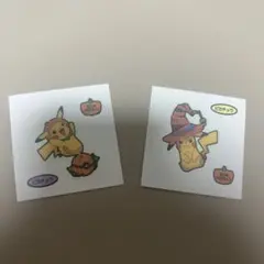 ポケモンパンシール　ピカチュウ2枚セット