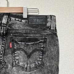 Levi's スリムフィット ブラックデニム