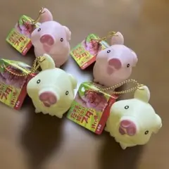 だまることを知らないブタやろう ちゃーしゅー ＆ べーこん 各２個 （合計４個）のサムネイル