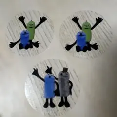 パペットスンスン スシロー　クリアピック 3点セット