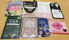 フェイスマスク&リップパック　8点セット