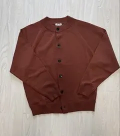 極美品　アーバンリサーチ　ウール混カーディガン　サイズＬ　オレンジ