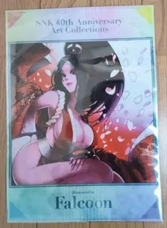 SNK 誕生40周年イラスト クリアファイル Falcoon 餓狼伝説 不知火舞のサムネイル