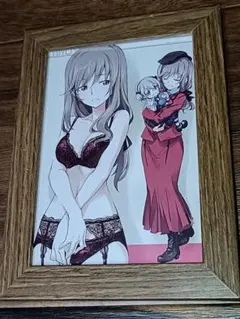 額装入りA4サイズポスター：西住みほ まほ ガールズ＆パンツァー