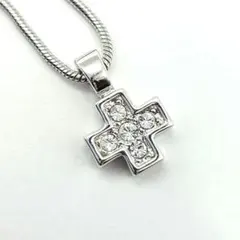 美品✨スワロフスキー ネックレス クロス 十字架 ギリシャ十字 ミニのサムネイル