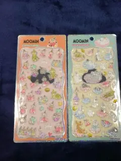 正規品 ムーミン プチドロップステッカー 2柄セット